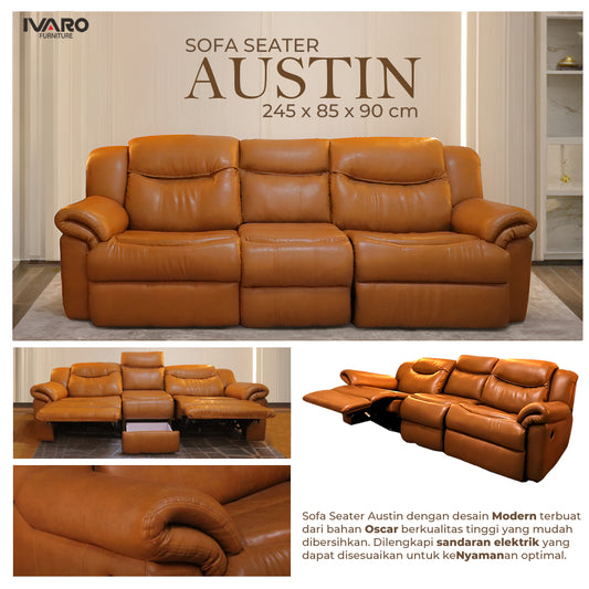 Ivaro AUSTIN Sofa Seater / Sofa Minimalis / Sofa Ruang Tamu