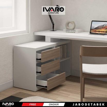 Ivaro Demmy Meja Kerja/Meja Kantor /Office Table/ Meja Minimalis/Meja Belajar