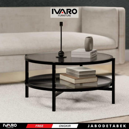 Ivaro Dira Coffe Table/ Meja Tamu/ Meja Sudut Minimalis