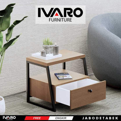 Nightstand/Nakas Penyimpanan/Laci Sudut /Nakas Minimalis RELOS IVARO