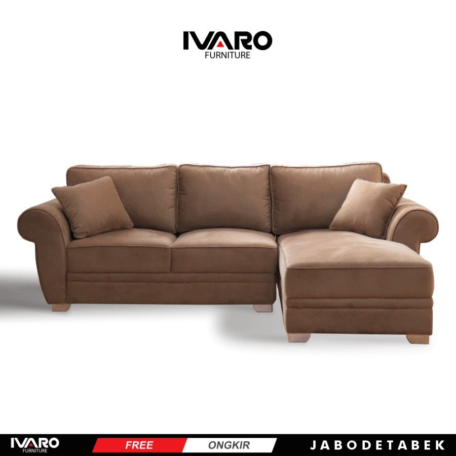 Sofa L /Sofa Sudut/Sofa L Minimalis/Kursi L /Sofa Tamu MOSS IVARO