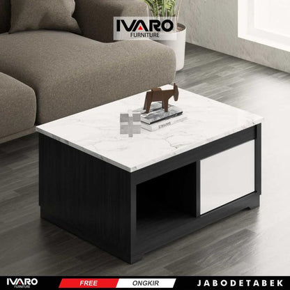Ivaro Ghian Coffe Table/ Meja Tamu/ Meja Sudut Minimalis