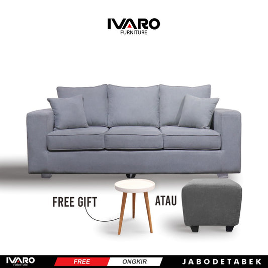 Sofa / Sofa Minimalis / Sofa Ruang Tamu / Sofa Seater Tora Ivaro - 3 seater