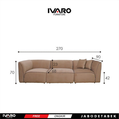 Sofa Seater /Sofa Modular/ Sofa Ruang Tamu AMARILO IVARO