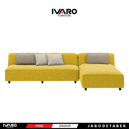 Sofa L /Sofa Sudut/Sofa L Minimalis/Kursi L /Sofa Tamu DEVINE IVARO - Sofa L - SOFA L - SOFA L