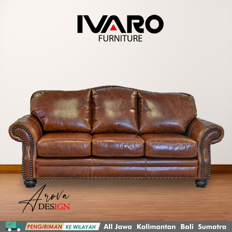 Sofa 3 Seater / Kursi Minimalis / Sofa Ruang Tamu CHARLES IVARO