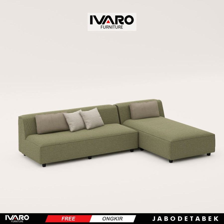 Sofa L /Sofa Sudut/Sofa L Minimalis/Kursi L /Sofa Tamu DEVINE IVARO - Sofa L - SOFA L - SOFA L