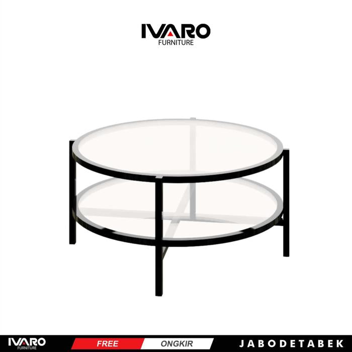 Ivaro Dira Coffe Table/ Meja Tamu/ Meja Sudut Minimalis