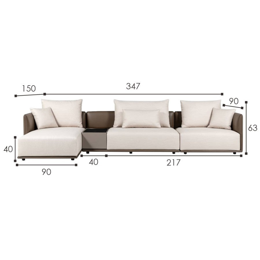 Sofa L /Sofa Sudut/Sofa L Minimalis/Kursi L /Sofa Tamu ELAN IVARO