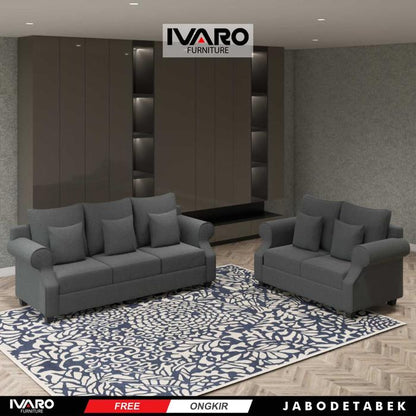 Sofa / Sofa Minimalis / Sofa Ruang Tamu / Sofa Set Lirisa Ivaro