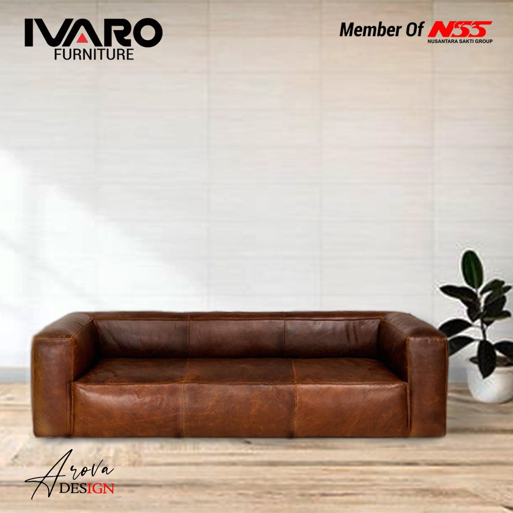 Sofa 3 Seater / Kursi Minimalis / Sofa Ruang Tamu AZALEA IVARO