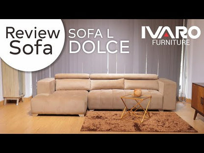 Sofa L /Sofa Sudut/Sofa L Minimalis/Kursi L /Sofa Tamu DOLCE IVARO