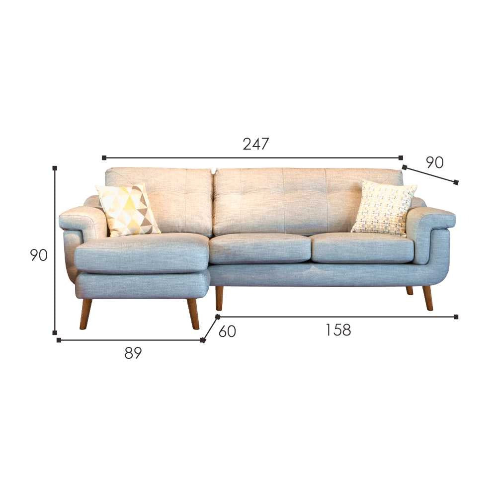 Sofa L /Sofa Sudut/Sofa L Minimalis/Kursi L /Sofa Tamu HOCKEY IVARO