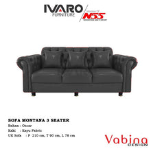 Muat gambar ke penampil Galeri, Sofa 3 Seater / Kursi Minimalis / Sofa Ruang Tamu MONTANA IVARO
