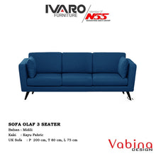 Muat gambar ke penampil Galeri, Ivaro Vabina Sofa Olaf 3 Seater
