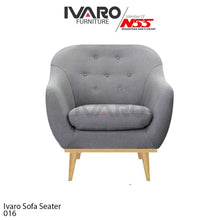 Muat gambar ke penampil Galeri, Sofa 1 Seater / Kursi Minimalis / Sofa Ruang Tamu SCANDINAVIAN IVARO
