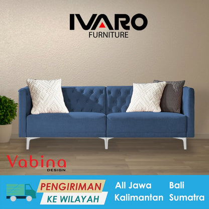 Sofa 2 Seater / Kursi Minimalis / Sofa Ruang Tamu SUVA IVARO