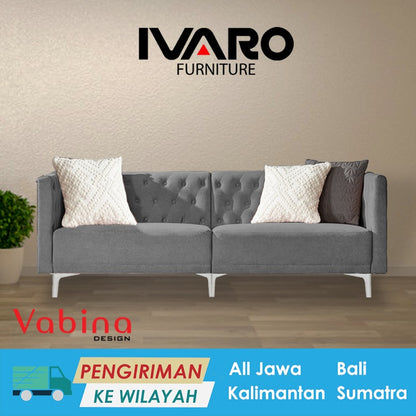 Sofa 2 Seater / Kursi Minimalis / Sofa Ruang Tamu SUVA IVARO