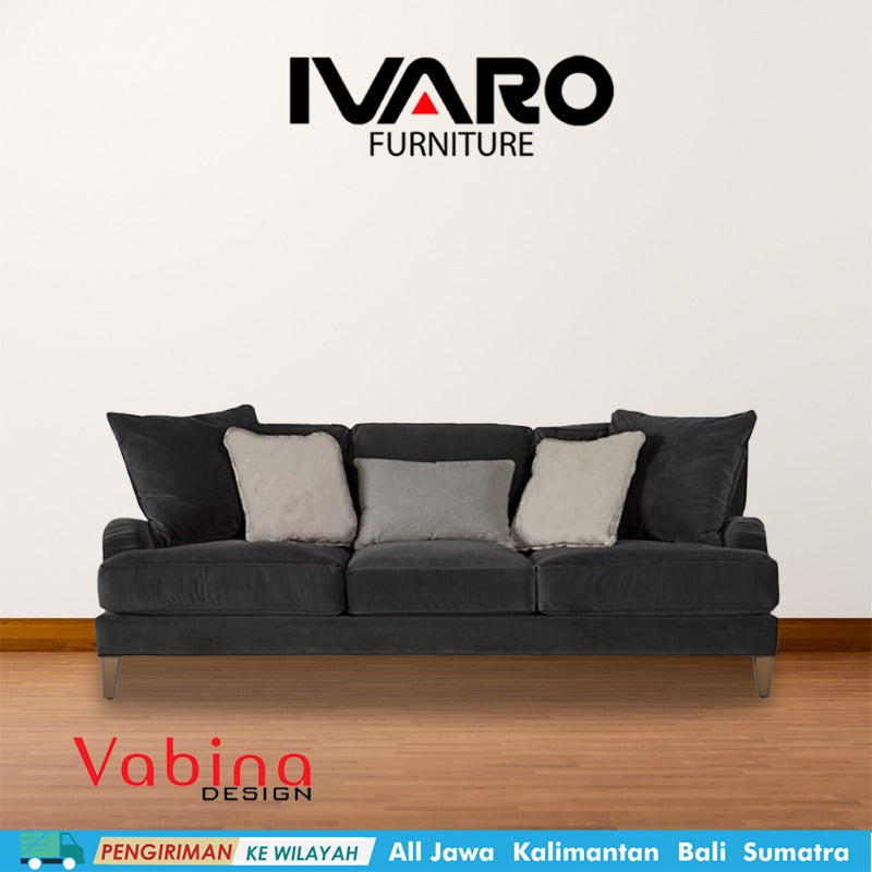 Sofa 3 Seater / Kursi Minimalis / Sofa Ruang Tamu BRITANIA IVARO