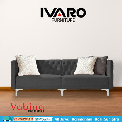 Sofa 2 Seater / Kursi Minimalis / Sofa Ruang Tamu SUVA IVARO