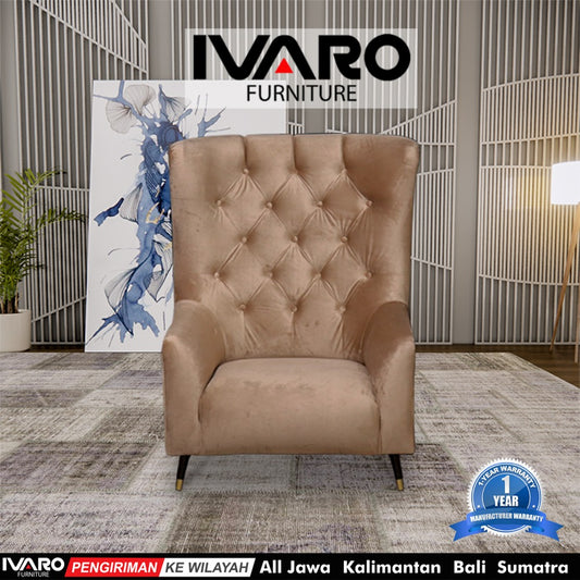 Sofa 1 Seater / Kursi Minimalis / Sofa Ruang Tamu CARINA IVARO