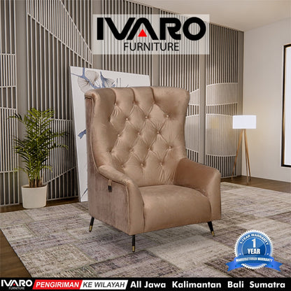 Sofa 1 Seater / Kursi Minimalis / Sofa Ruang Tamu CARINA IVARO