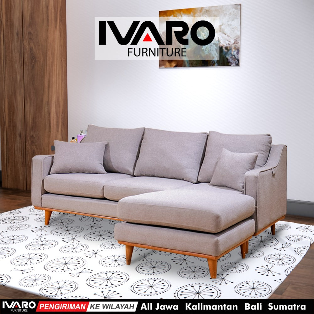 Sofa L /Sofa Sudut/Sofa L Minimalis/Kursi L /Sofa Tamu AVIS IVARO