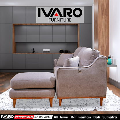 Sofa L /Sofa Sudut/Sofa L Minimalis/Kursi L /Sofa Tamu AVIS IVARO