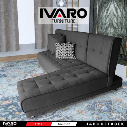 Ivaro Vabina Sofa L Bed Sierra