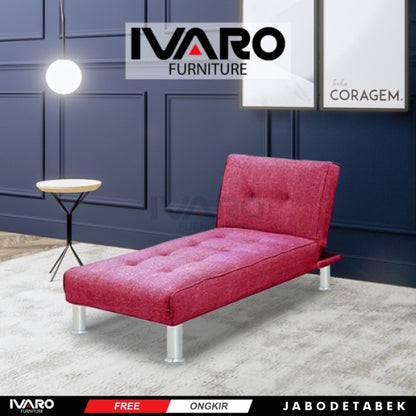 Sofa BED / Sofa Tidur / Sofa Kasur /SofaBed / Reklening SINGLE IVARO