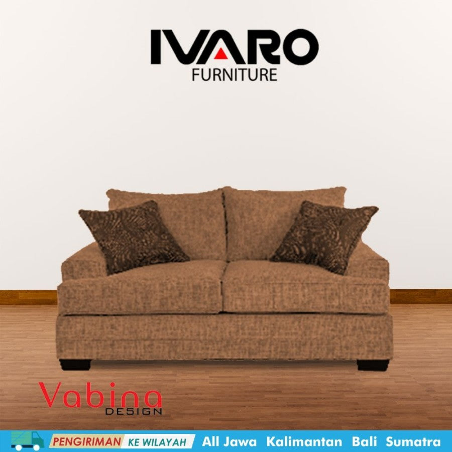 Sofa 2 Seater / Kursi Minimalis / Sofa Ruang Tamu AIRES IVARO