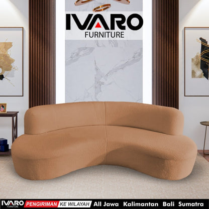 Sofa 3 Seater / Kursi Minimalis / Sofa Ruang Tamu MORIS IVARO