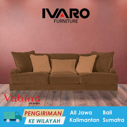 Sofa 3 Seater / Kursi Minimalis / Sofa Ruang Tamu BRITANIA IVARO