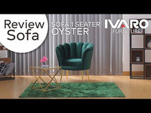 Muat dan putar video di penampil Galeri, Sofa Single Oyster  ivaro
