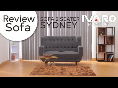 Sofa 2 Seater / Kursi Minimalis / Sofa Ruang Tamu SYDNEY IVARO