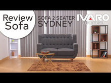 Muat dan putar video di penampil Galeri, Sofa 2 Seater / Kursi Minimalis / Sofa Ruang Tamu SYDNEY IVARO
