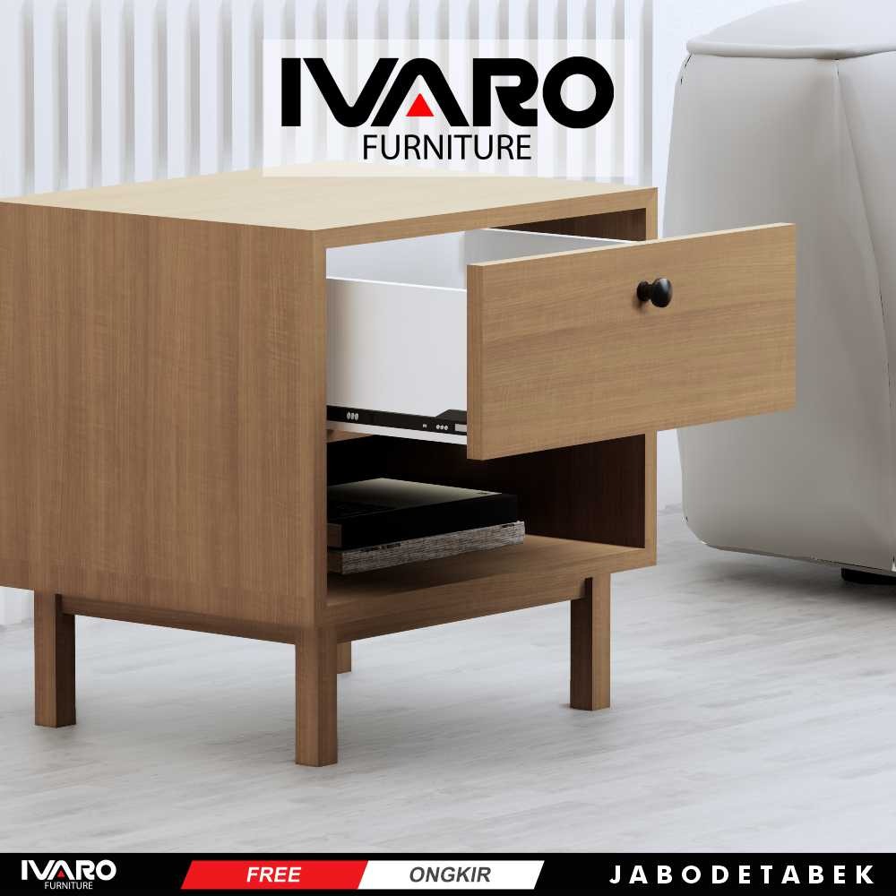 Side Table/Laci Penyimpanan/Laci Sudut /Meja Minimalis ENCAPE IVARO