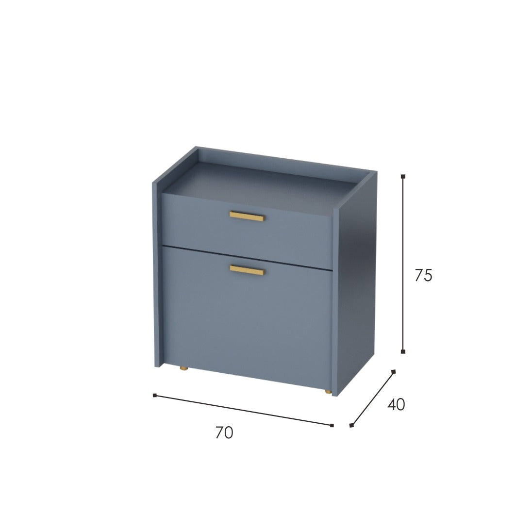 Drawer/Laci Penyimpanan/Laci Sudut /Lemari Minimalis TISA IVARO