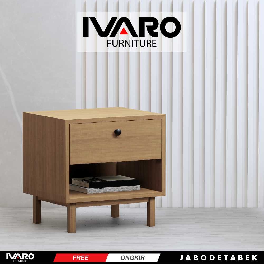 Side Table/Laci Penyimpanan/Laci Sudut /Meja Minimalis ENCAPE IVARO