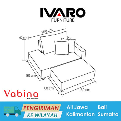 Mini Puff Sofa L Ivaro